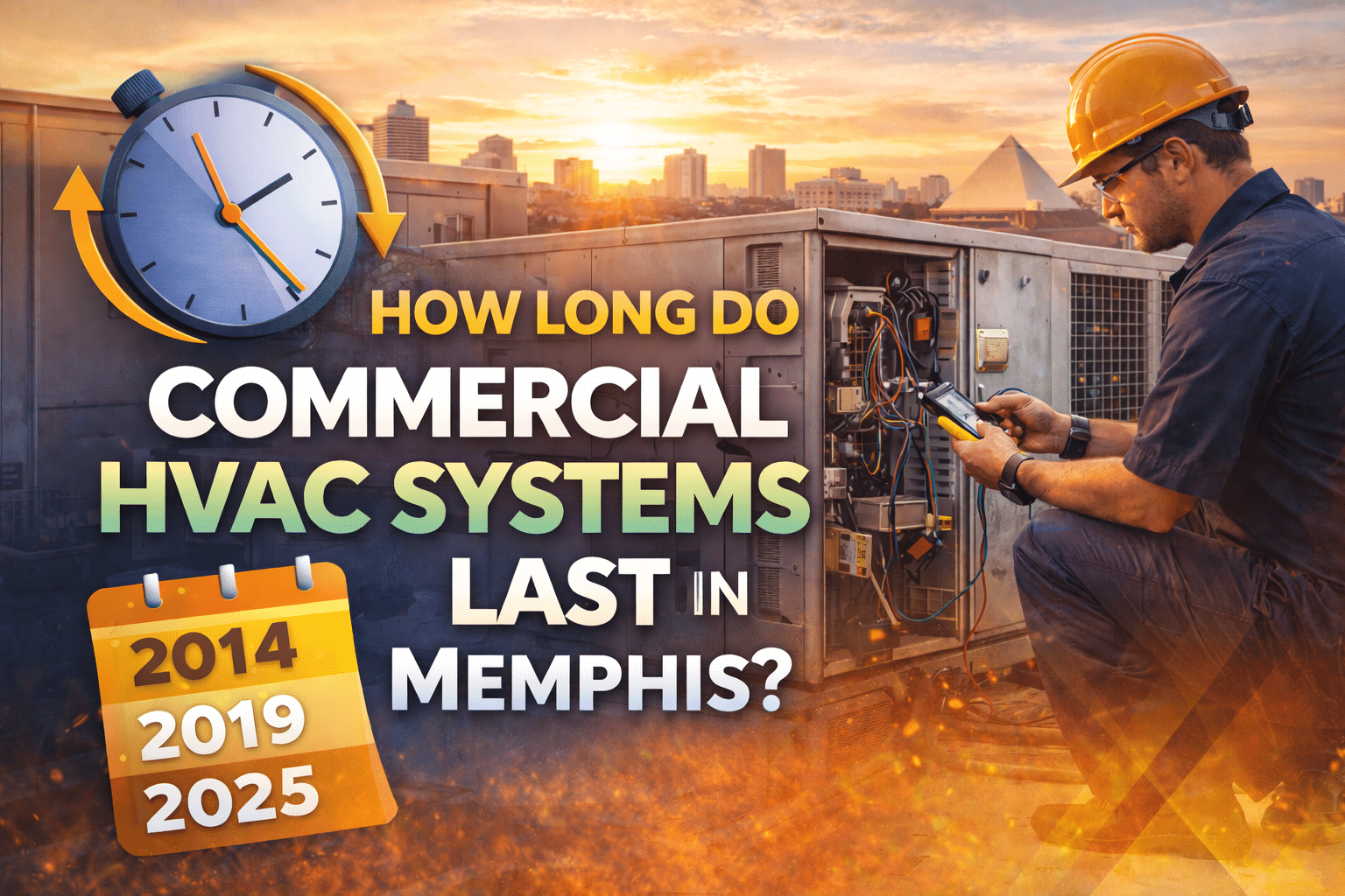Featured image for “How Long Commercial HVAC Systems Last”