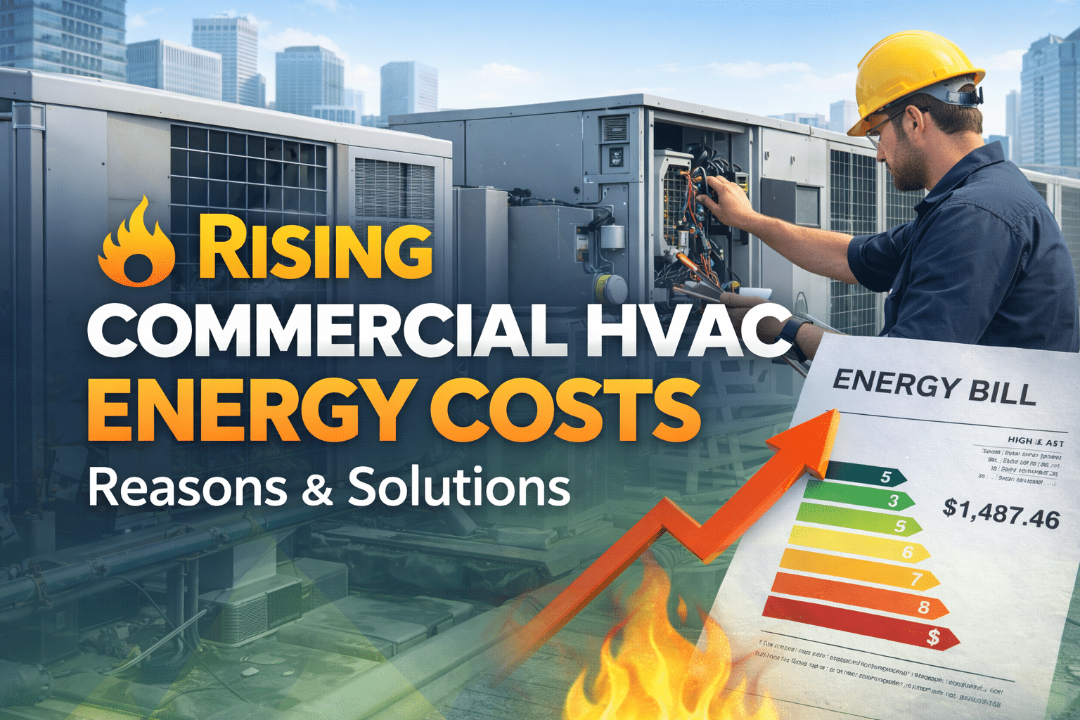 Featured image for “Rising Commercial HVAC Energy Costs Reasons”
